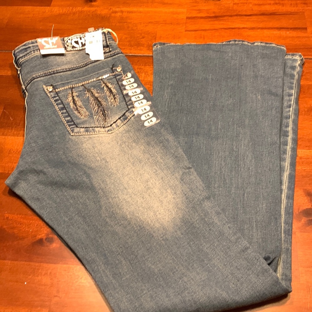 New youth western jeans. Bootleg. Size 14
